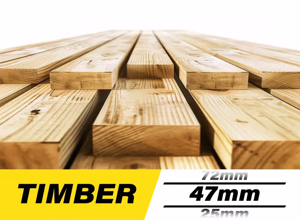 C24 Timber 47x125mm (5x2) - Per Metre